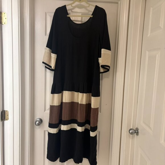 Free People Manda Midi, Black Combo L - Picture 4 of 6